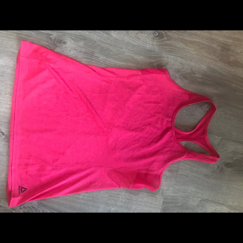 Reebok pink and grey tops! 2 in the price!